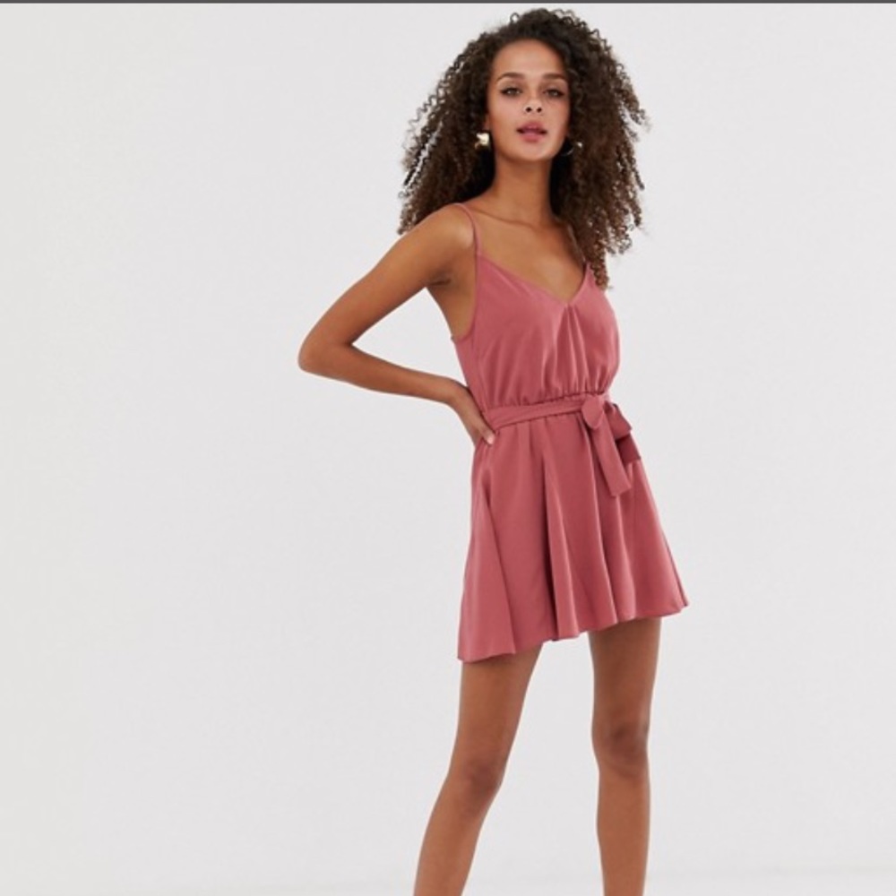 Belted romper